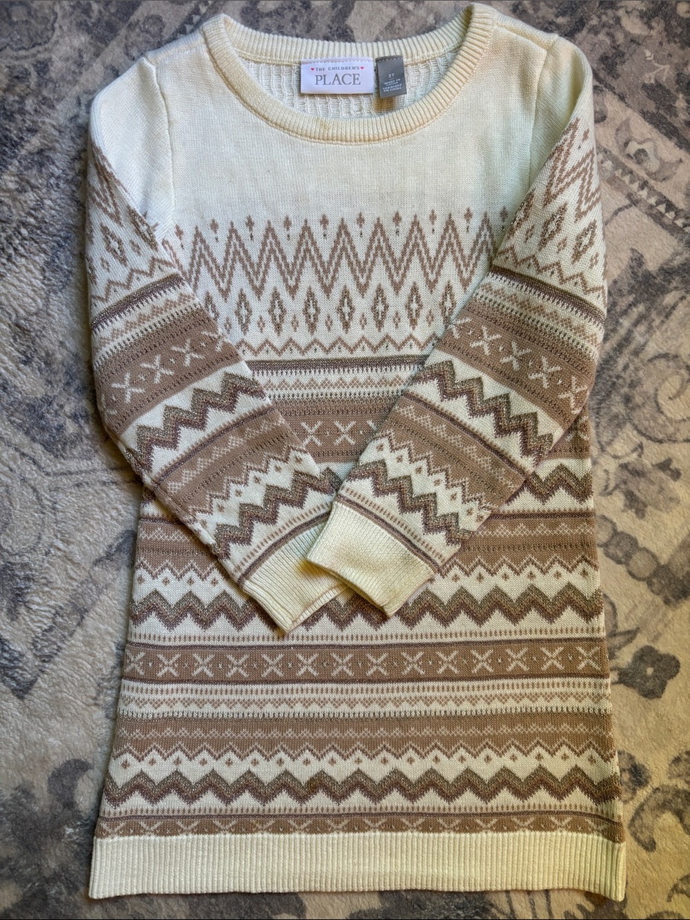 The Children's Place Fair Isle Sweater Dress